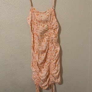 Orange Floral dress